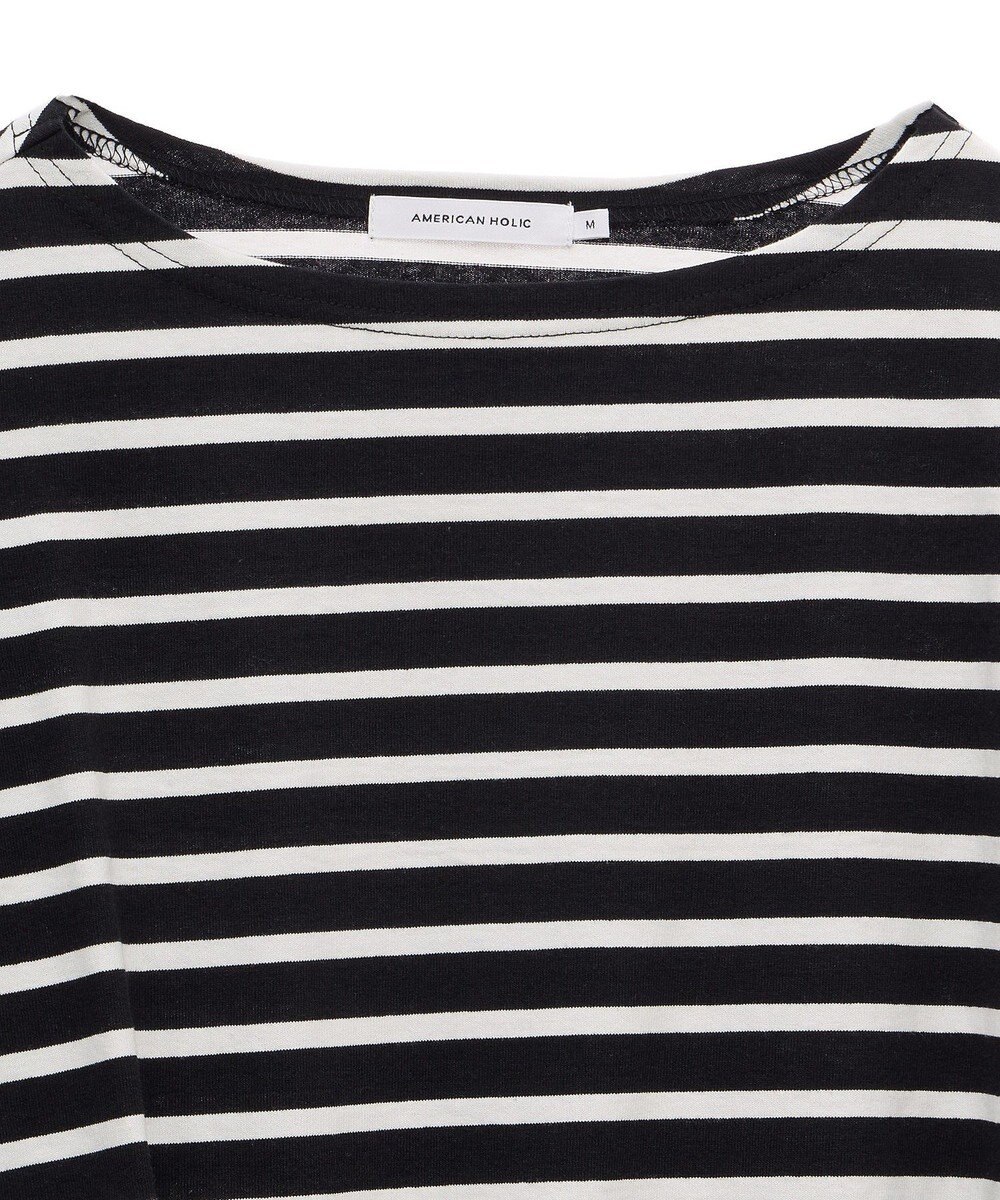 AMERICAN HOLIC バスクボーダー半袖プルオーバー 