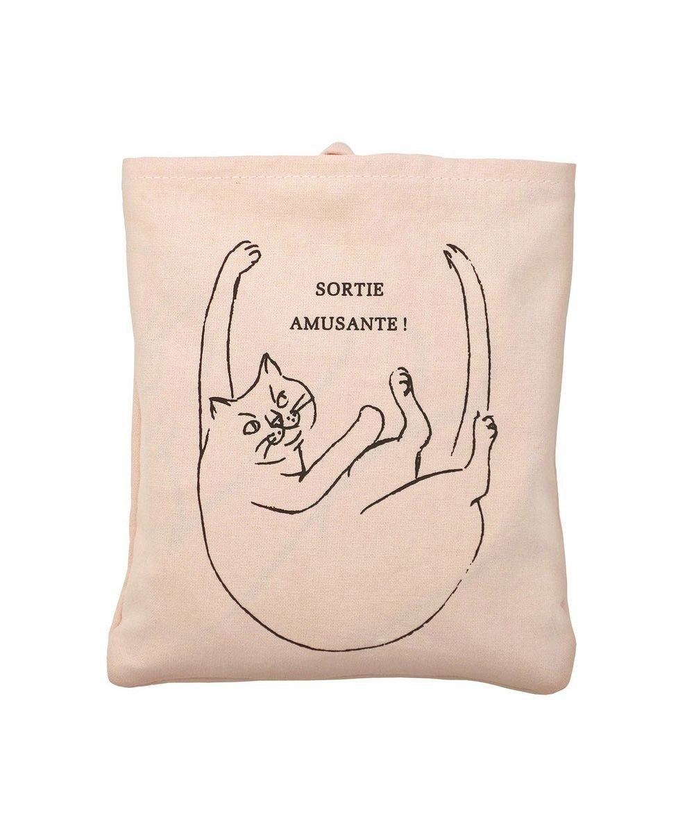 ROOTOTE 1188【折り畳み可能】EU.ラウンド.ブラサガリネコ-A 