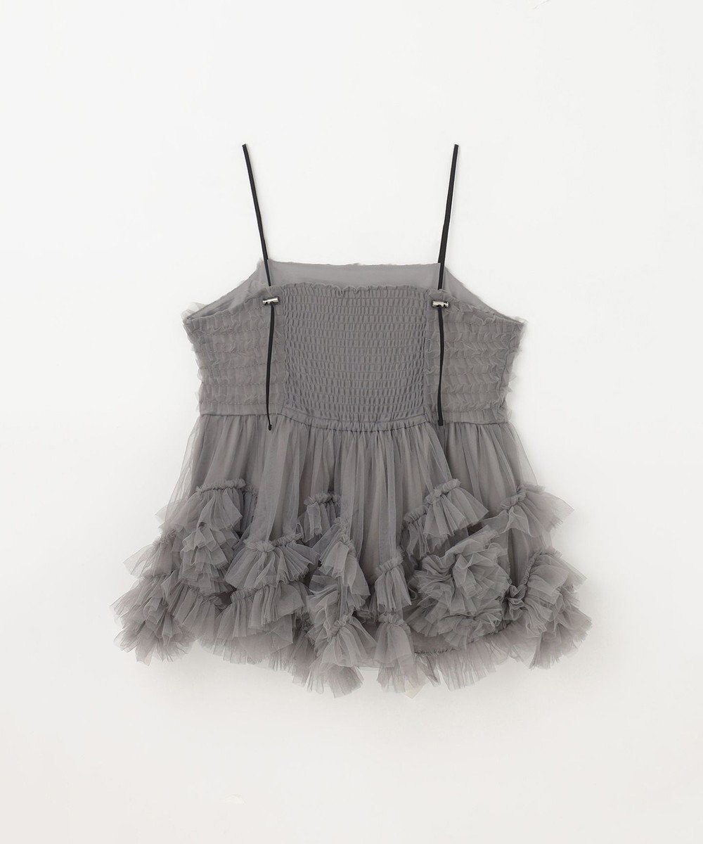 GRACE CONTINENTAL チュールフリルキャミソール 