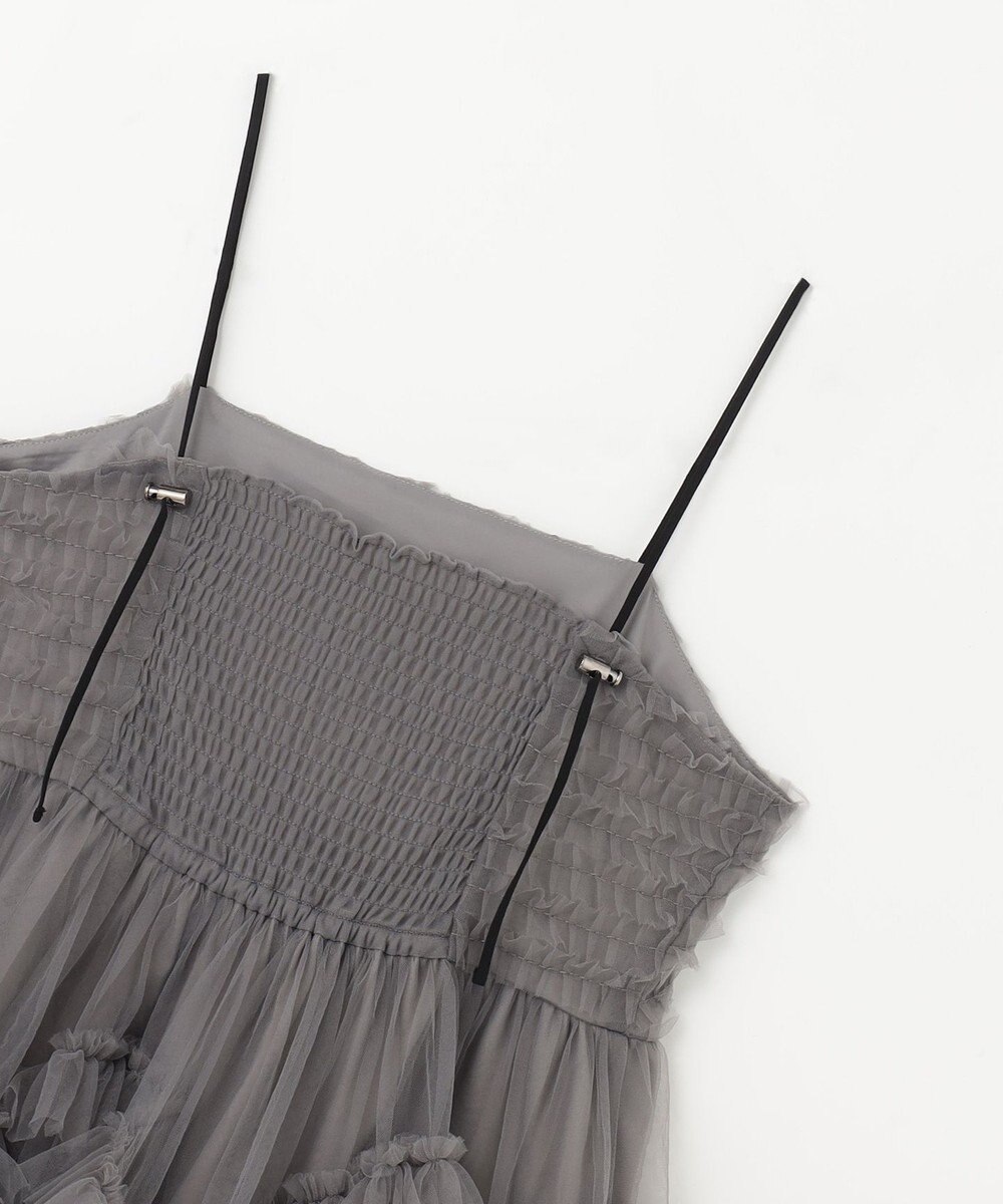 GRACE CONTINENTAL チュールフリルキャミソール 