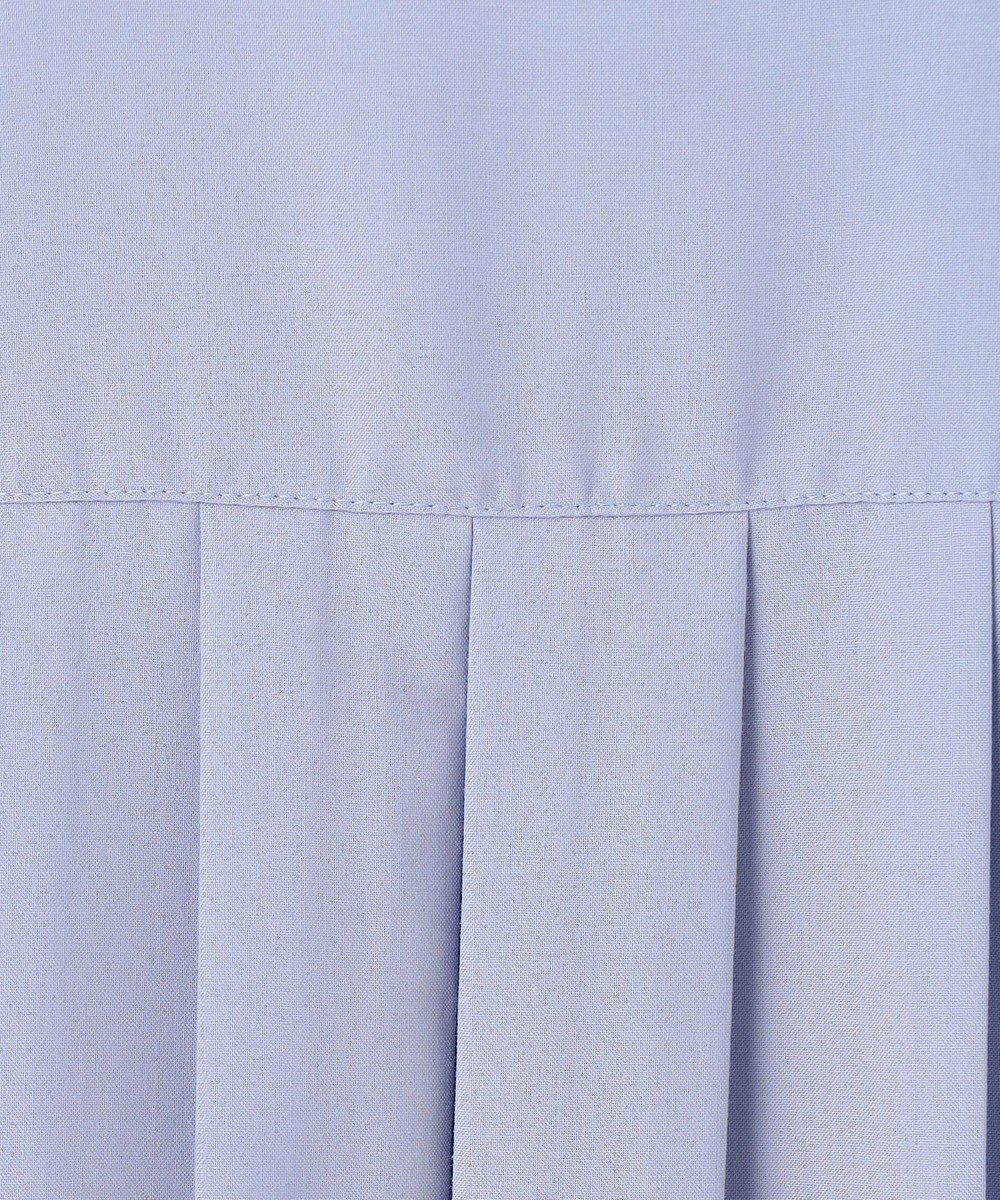 J.PRESS LADIES 【洗える】スパンローン バックプリーツ ブラウス 