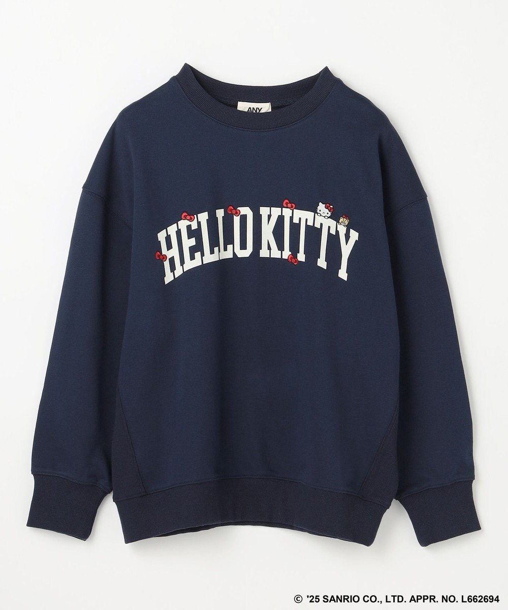 ANY 【ハローキティ×ANY】ロゴスウェット 