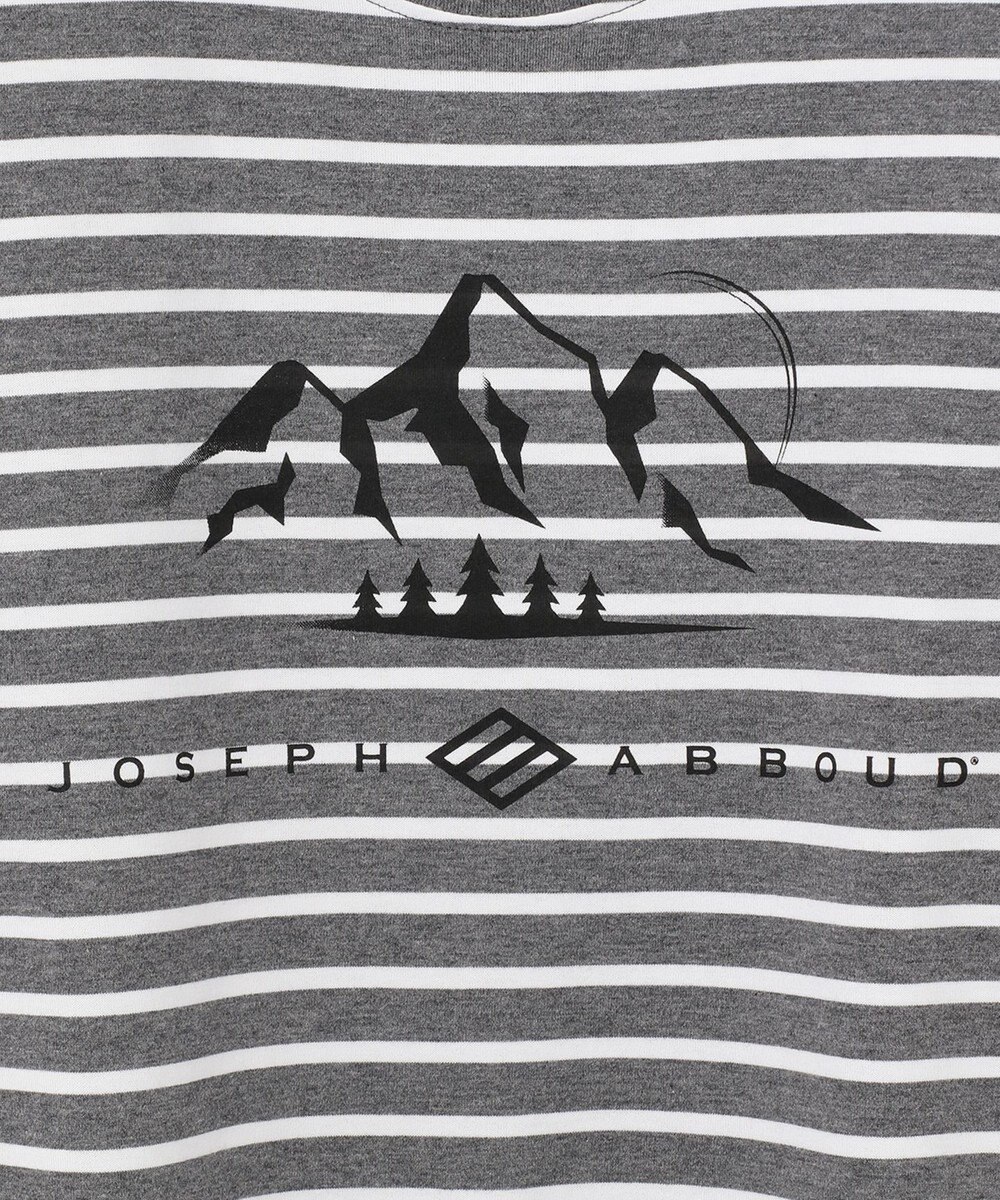 JOSEPH ABBOUD MOUNTAIN 【UNISEX】ギザンティ天竺ボーダー Tシャツ 