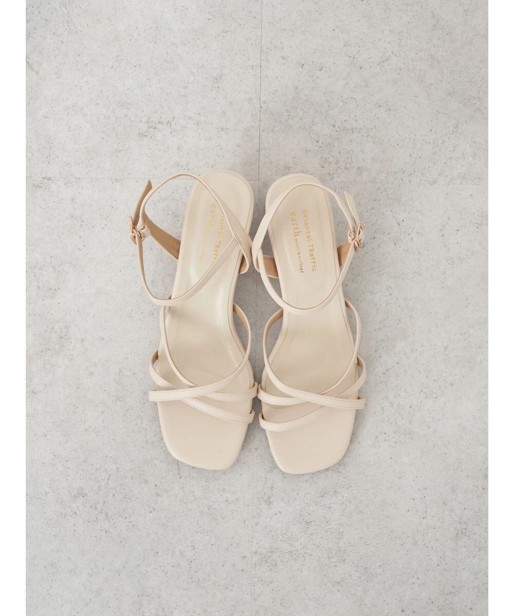 earth music&ecology ＯＲｉｅｎｔａｌＴＲａｆｆｉｃ　ナローストラップサンダル 