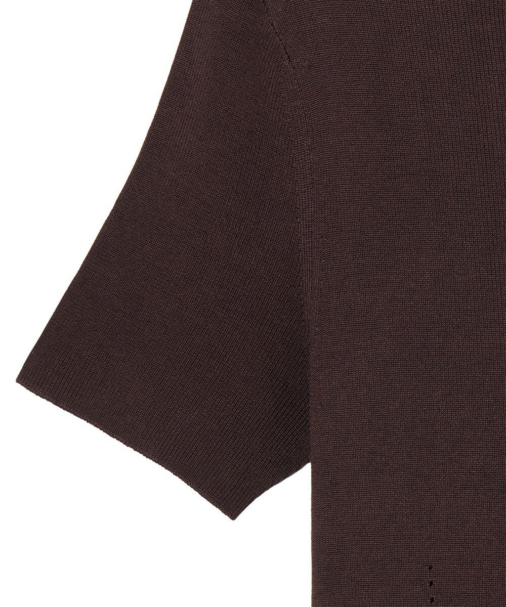 JOSEPH 【洗える】サティニーリブ　ショートスリーブニット 