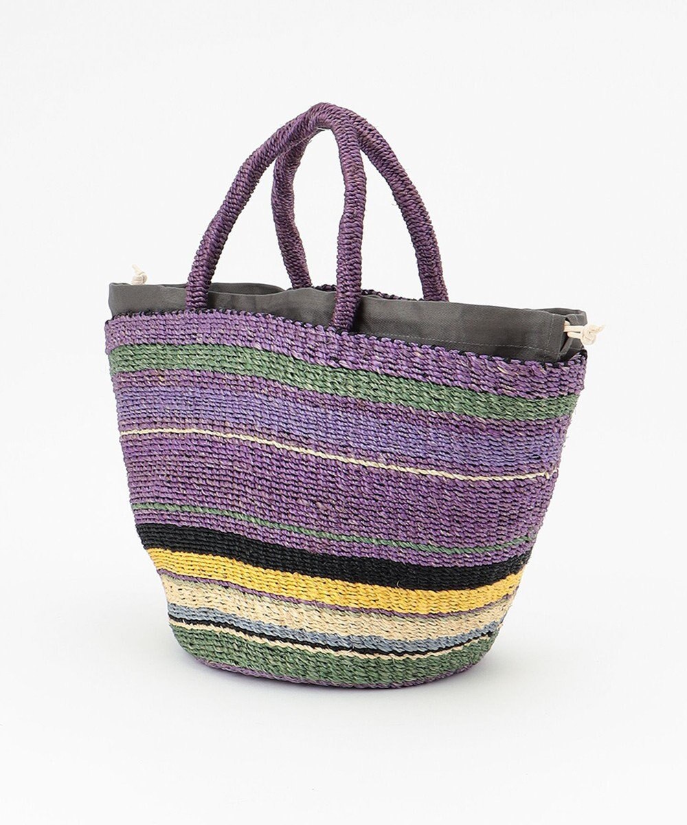 ONWARD CROSSET SELECT 【VIOLAd’ORO】MIRO アバカカラーボーダーバッグ S 