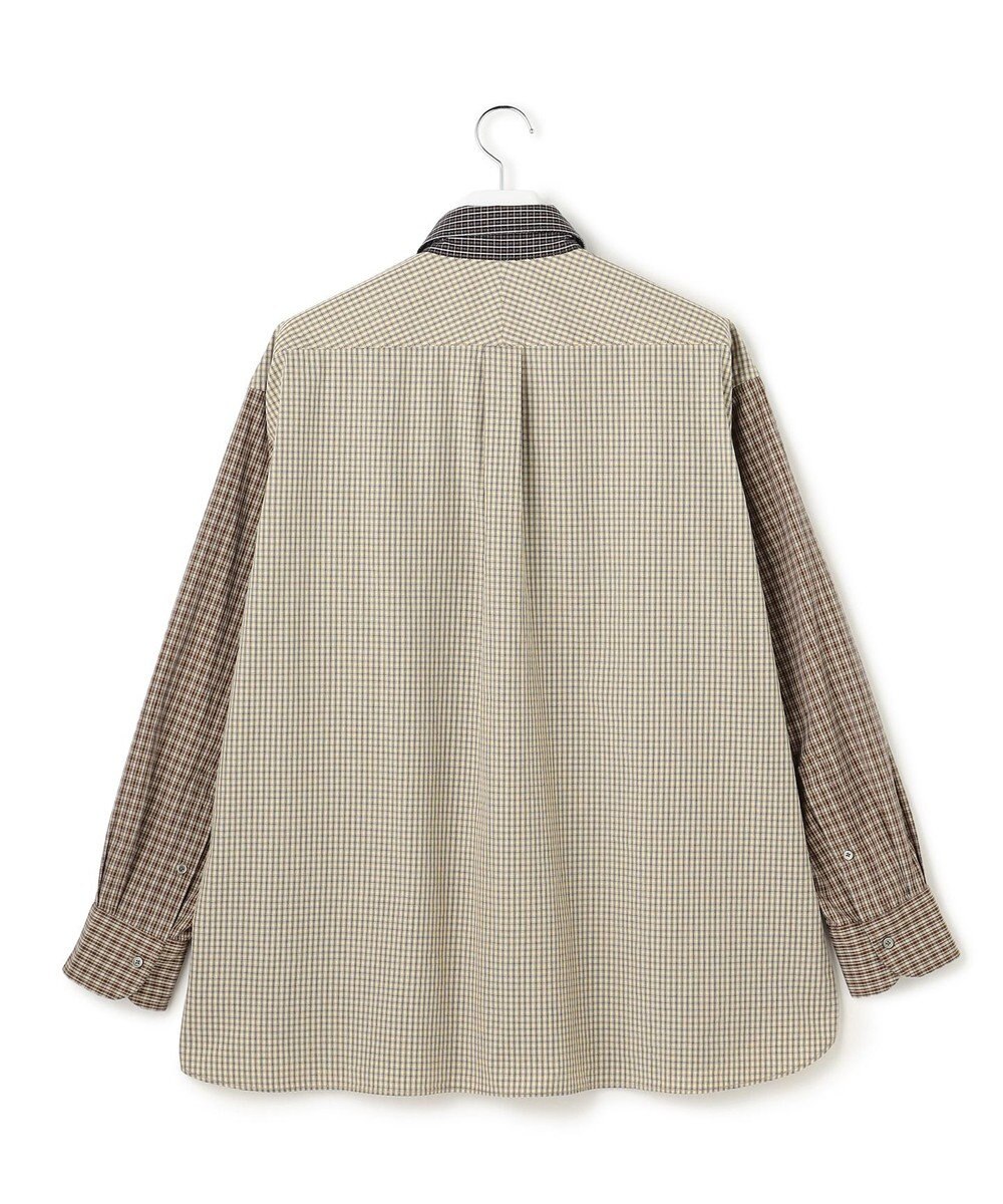 J.PRESS YORK STREET 【UNISEX】ミニチェック クレイジーパターンシャツ 