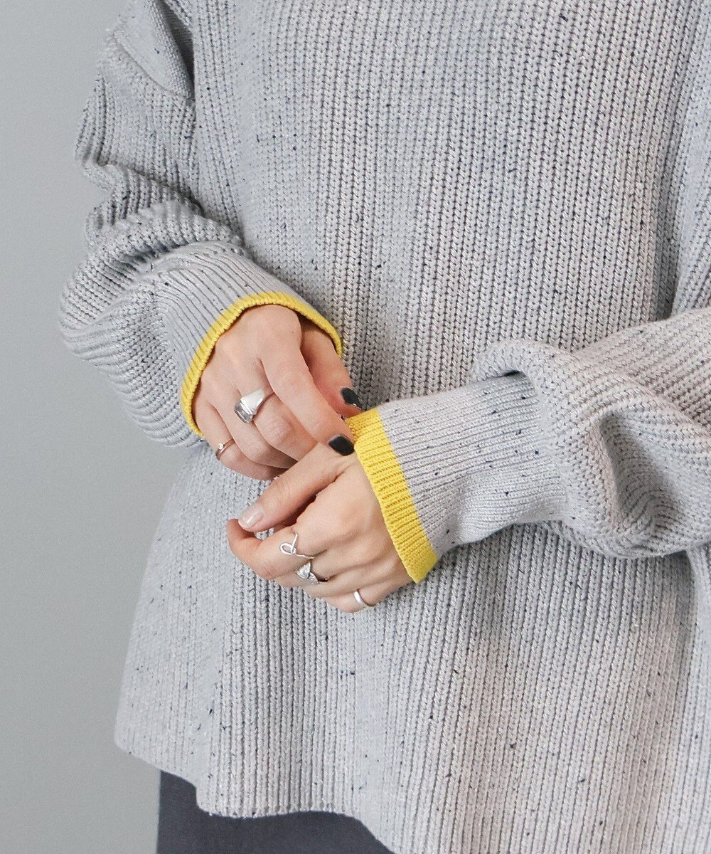 AMERICAN HOLIC 【WEB限定】配色ラインニットプルオーバー 