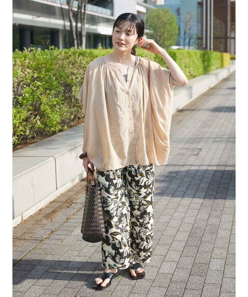 CRAFT STANDARD BOUTIQUE ウ゛ィンテージボイル２ＷＡＹタックブラウス 