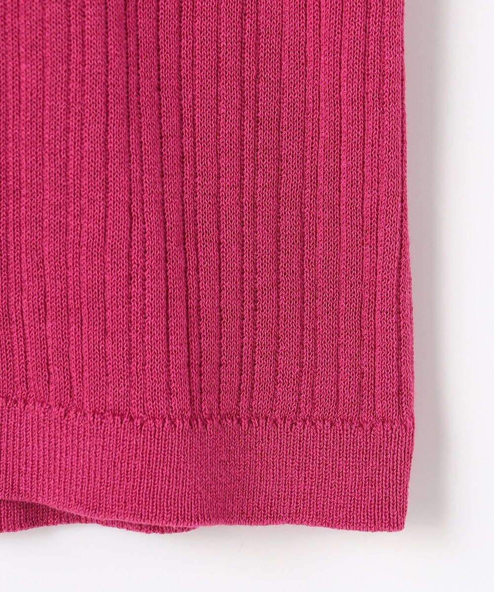 自由区 【アンサンブル対応】ハイツイストコットンアセテートリブ カーディガン 