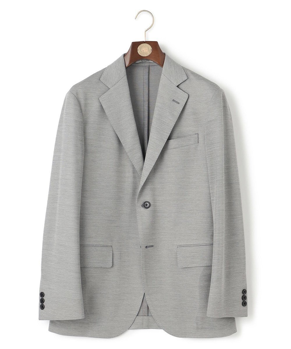 J.PRESS MEN プールに浮いているような快適な着心地【ストレッチ / 洗える / 吸水速乾/ 接触冷感】【J.PRESS-POOL WOOL】ジャージーセットアップ ジャケット 