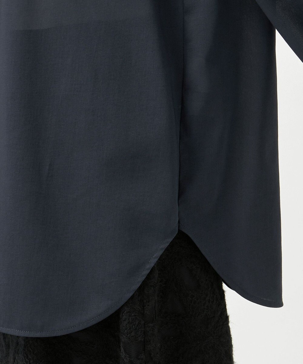 23区 【GOLD LABEL】シアーコットン ラッフル襟 ブラウス 