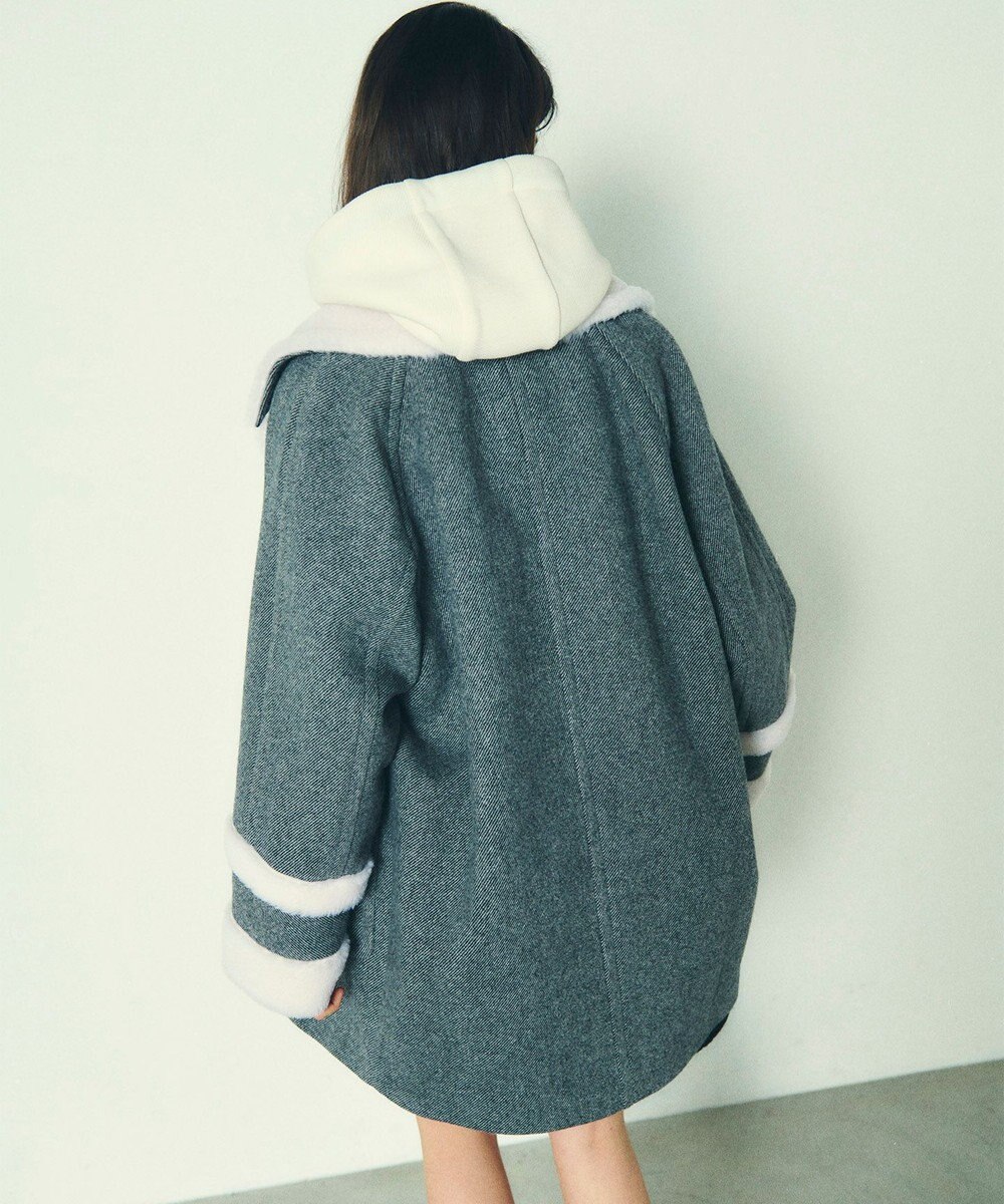 GRACE CONTINENTAL ボアカラーPコート 