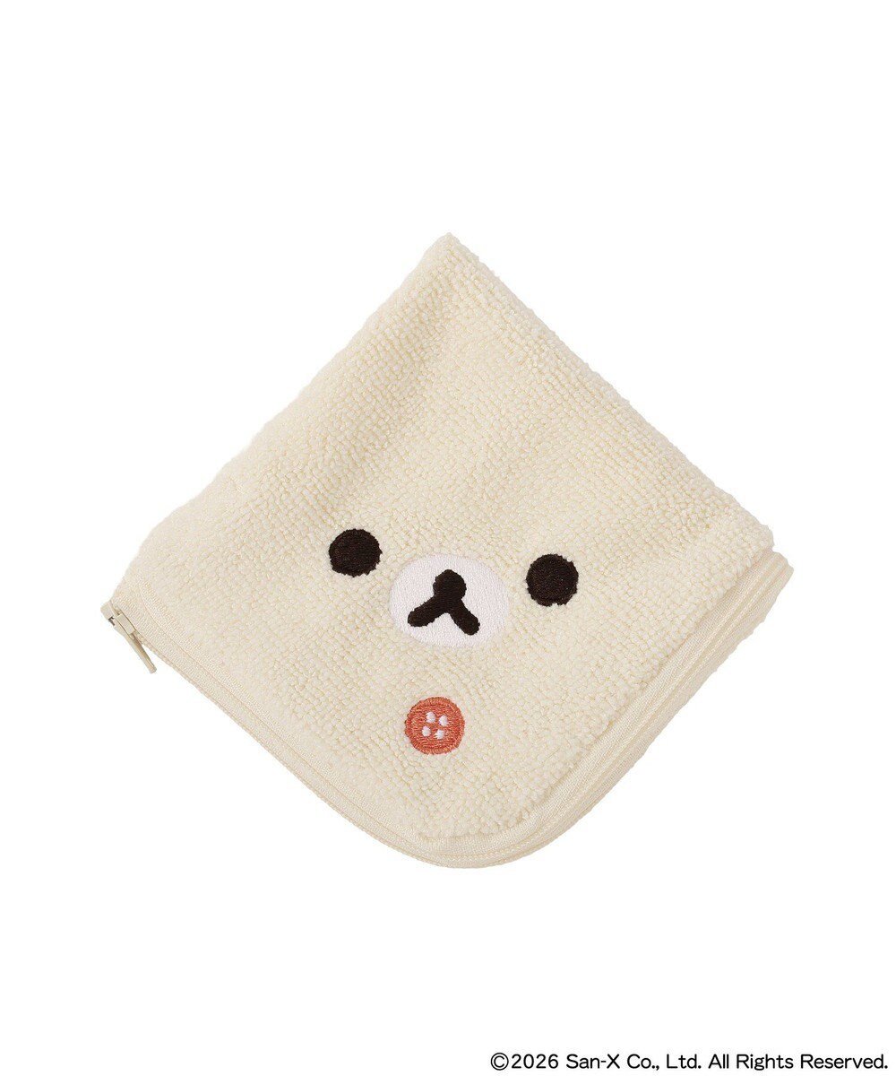 earth music&ecology 【予約】リラックマ×earth 2wayジップハンカチ 