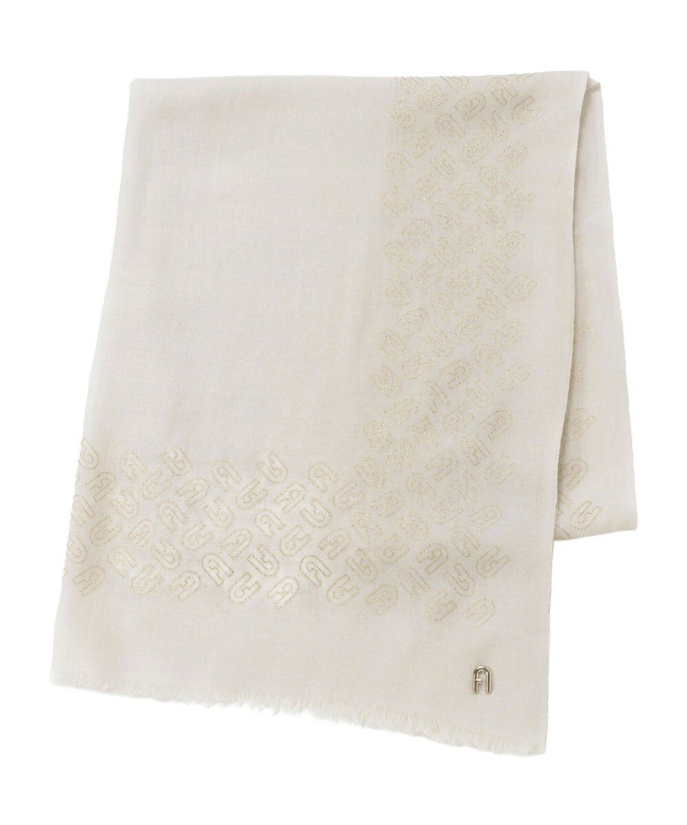 MOONBAT FURLA(フルラ）ウール アーチロゴストール 