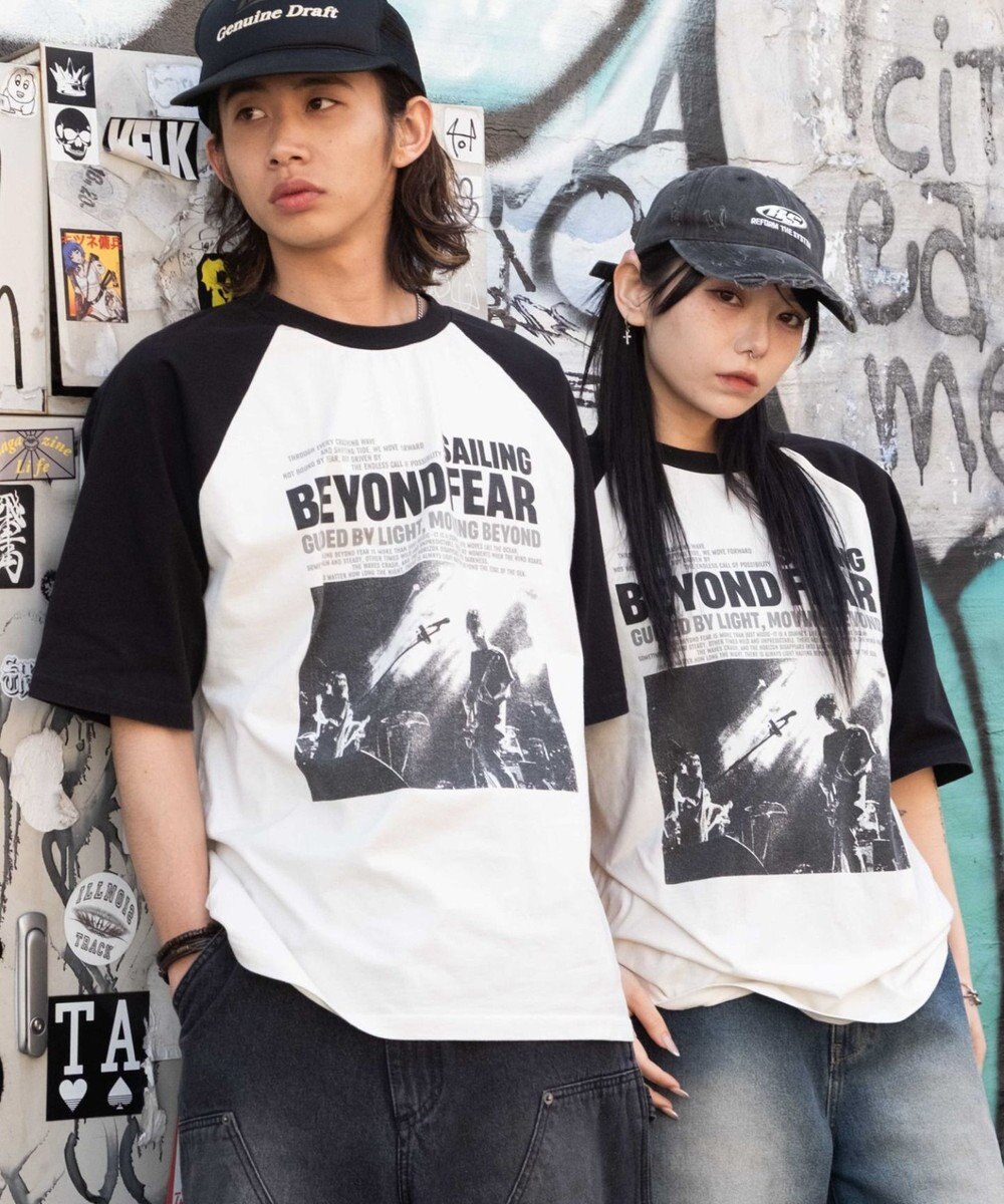 WEGO 【ユニセックス着用ITEM/MLサイズ展開】ヴィンテージライクラグラングラフィックT（SS） 