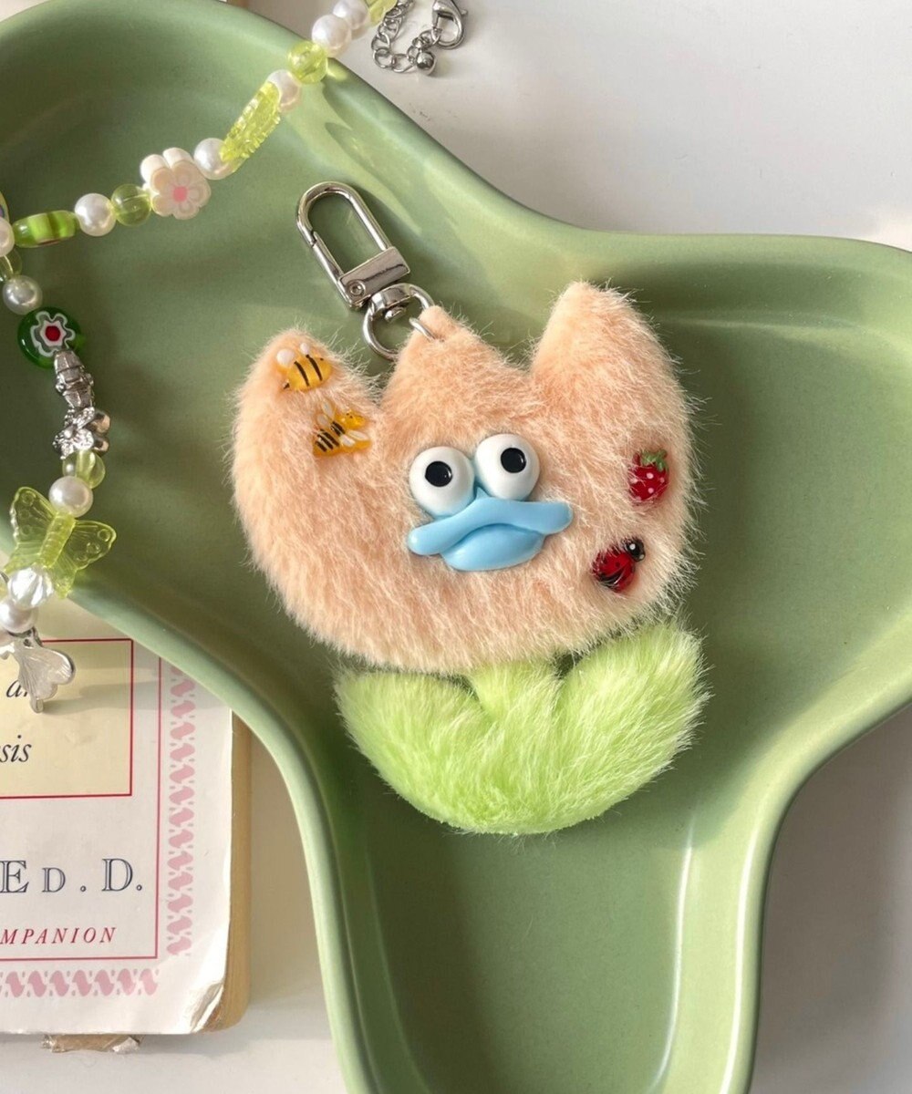 WEGO ラブリーチューリップモンスターぬいぐるみキーホルダー 