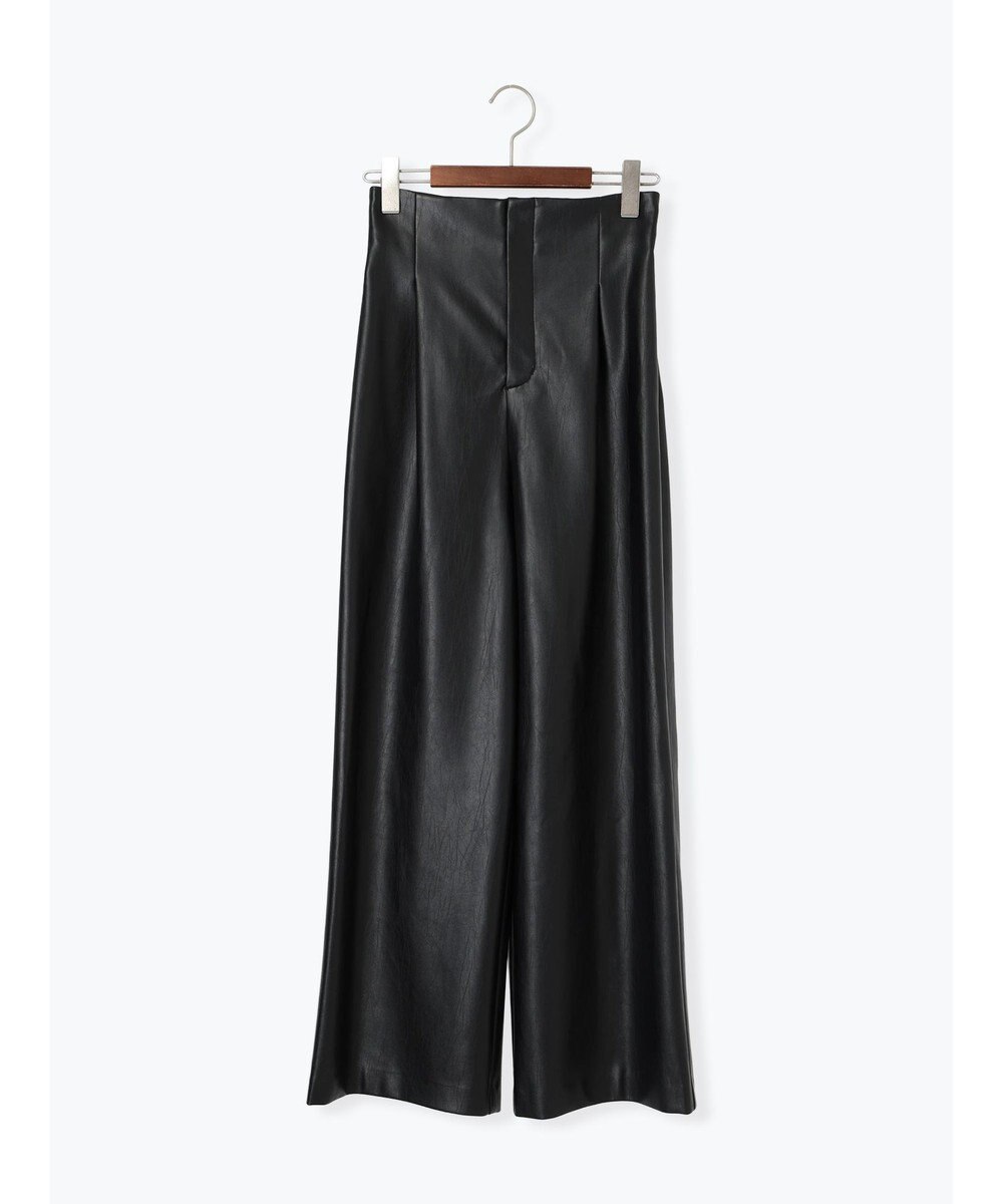 Te chichi フェイクレザーセミワイドパンツ《2025Autumn catalog item》 