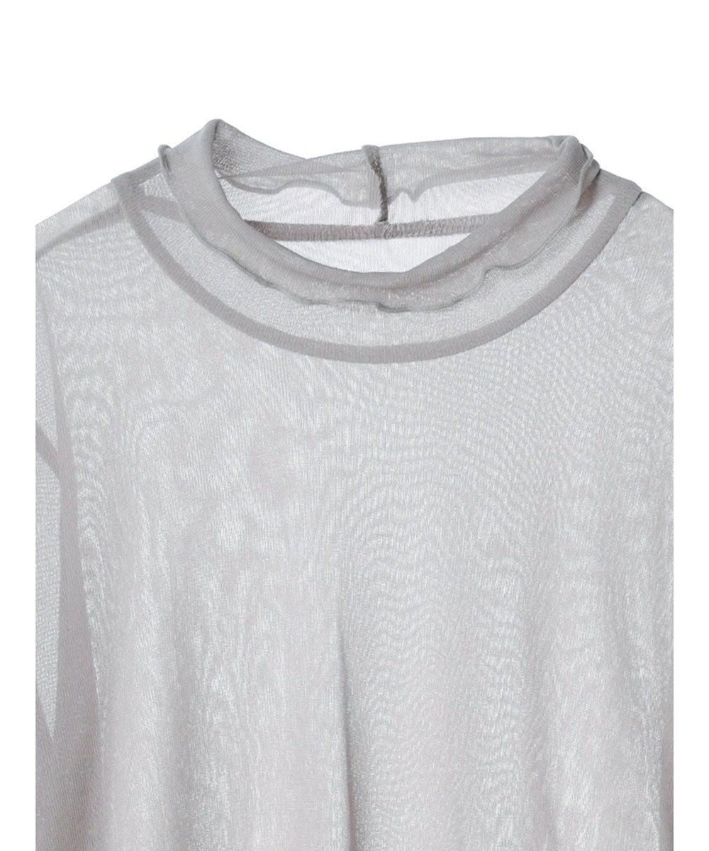 earth music&ecology シアーハイネックメロープルオーバー 