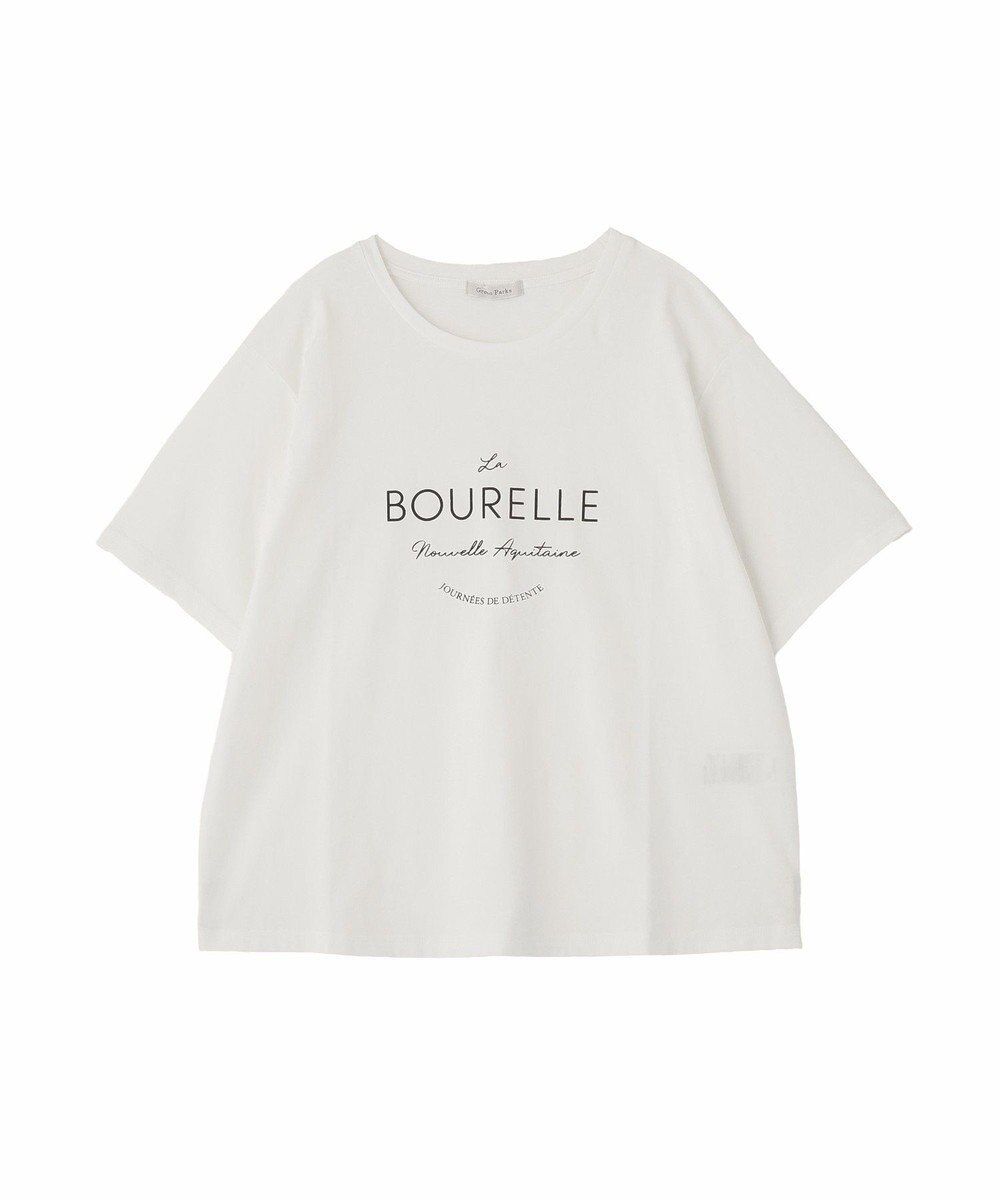 Green Parks アソート柄ロゴＴシャツ 