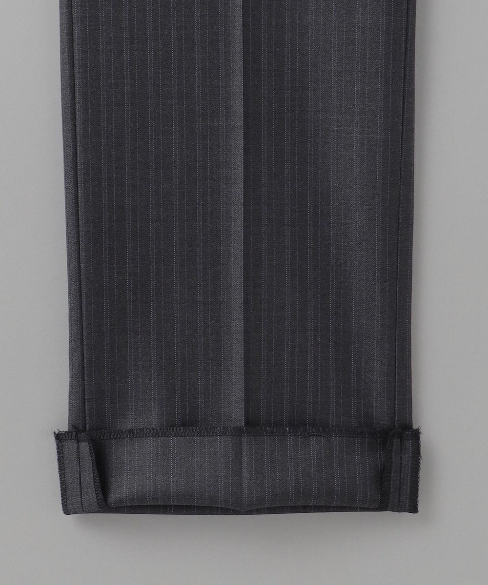 GOTAIRIKU シワになりにくい【御幸毛織/みゆきけおり】Superio160 スーツ_グレーストライプ 