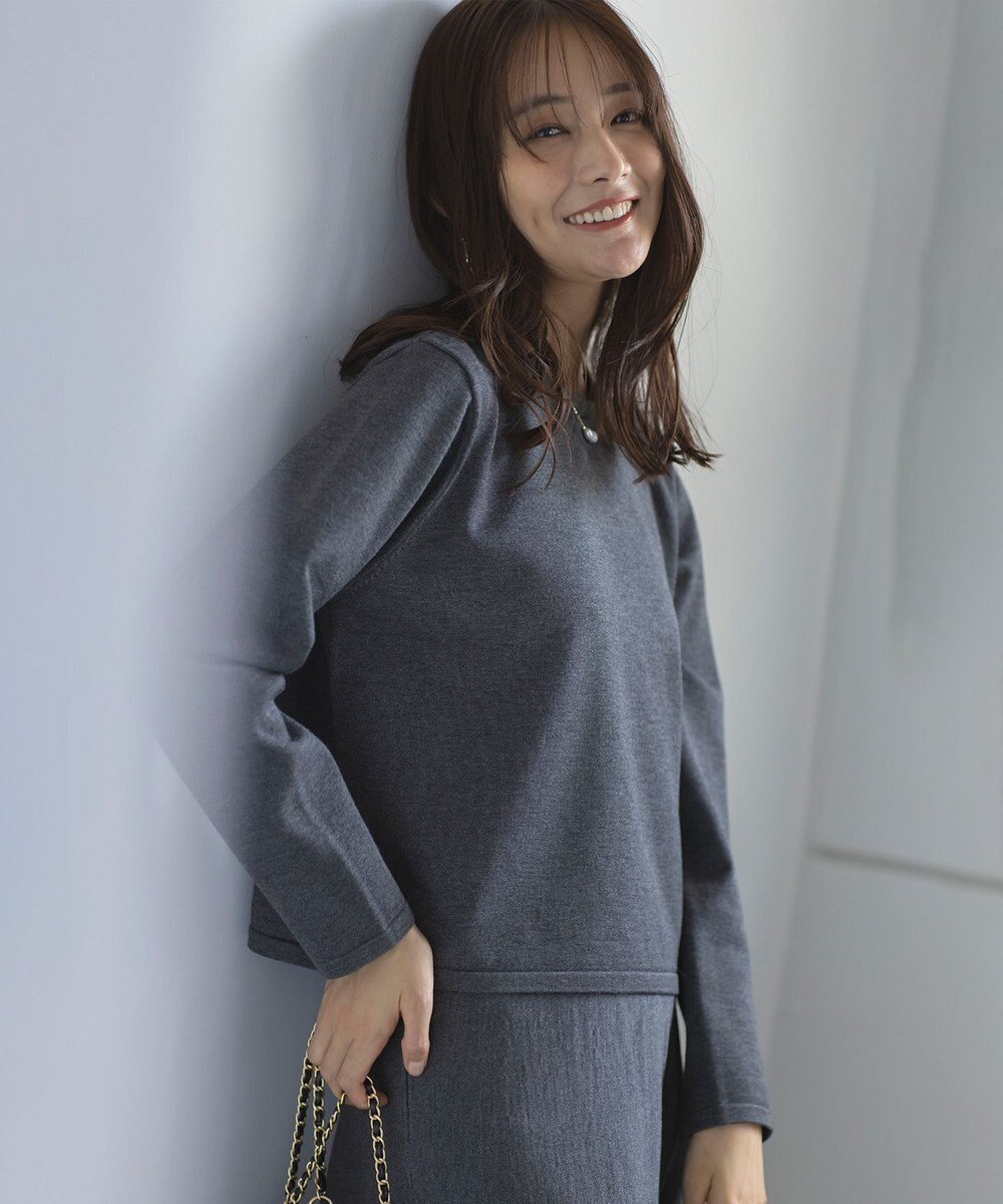 組曲 【WEB限定】ELENA襟付き セットアップワンピ 