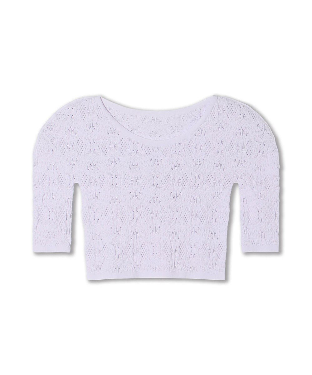 Chacott 【ノーソーイングニット】ジュニア ノーソーイングショートトップ 