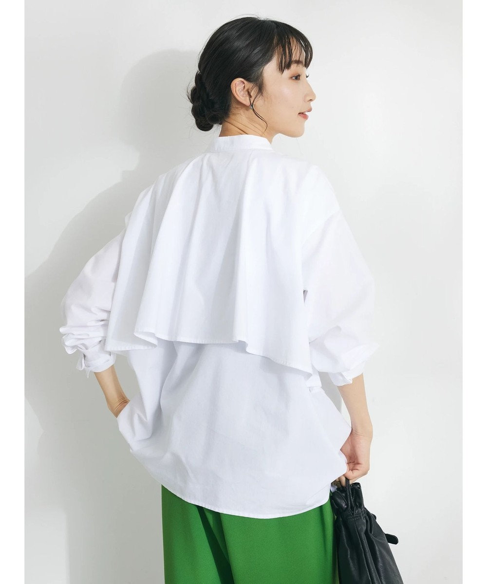 CRAFT STANDARD BOUTIQUE バックフリルシャツ 