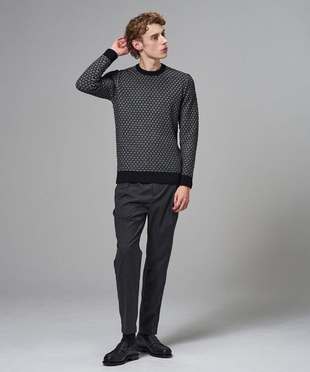 JOSEPH HOMME チャンディーガルジャガード　クルーネックニット 