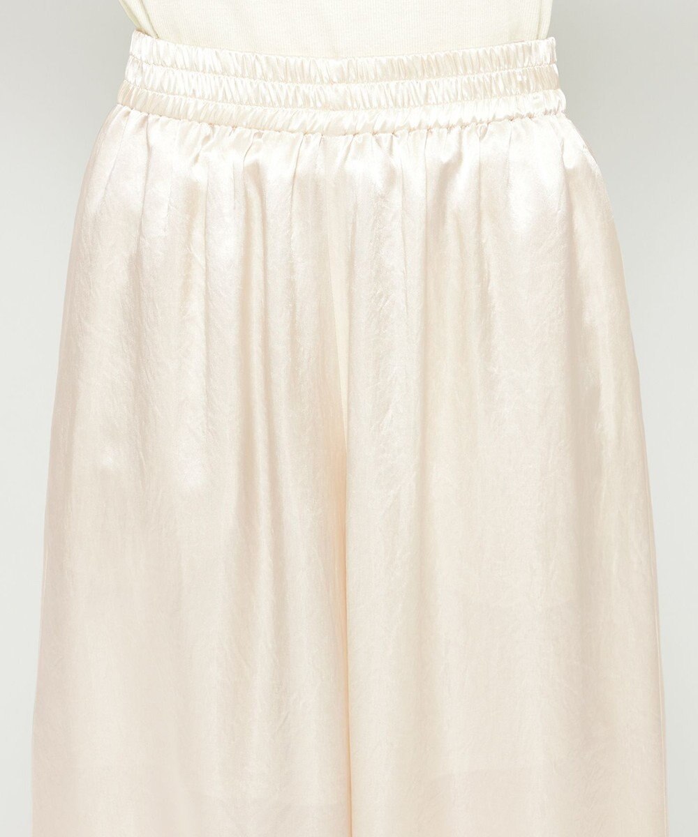 uncrave アセテートヴィンテージサテン ワイドパンツ 