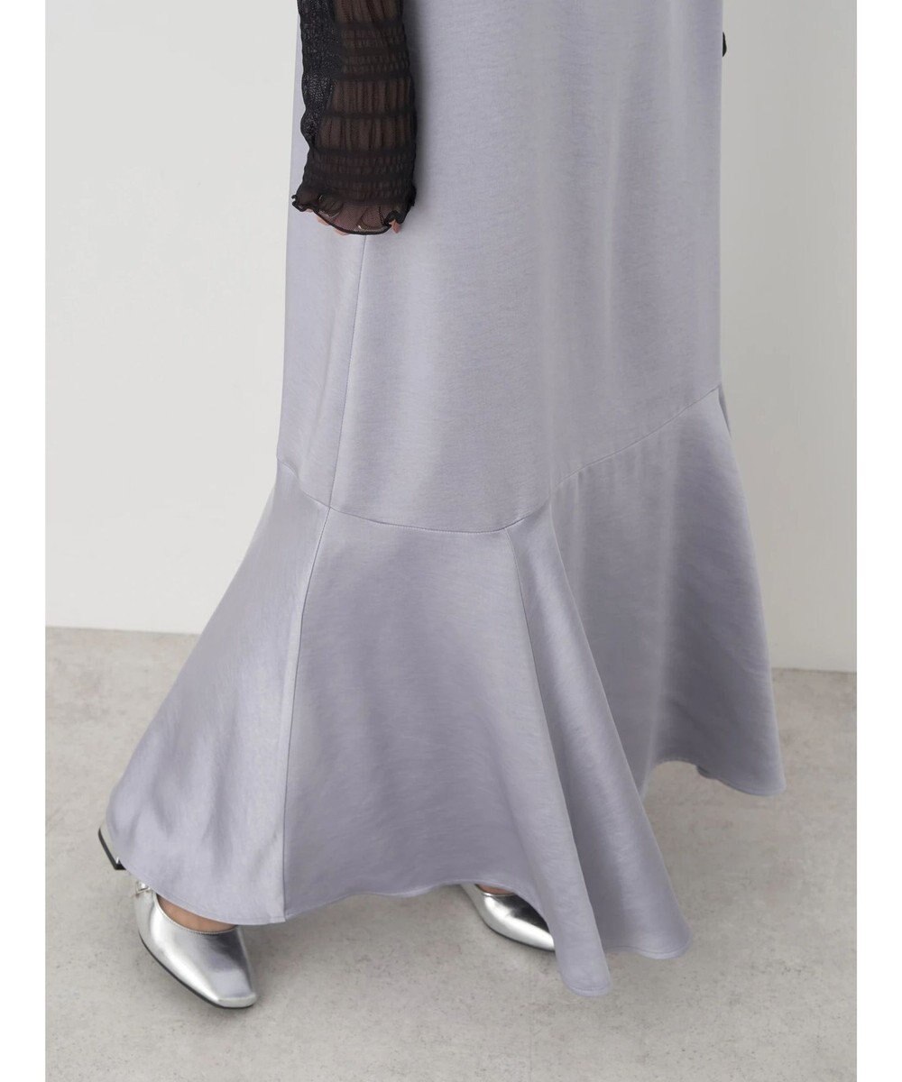 earth music&ecology サテンキャミワンピース 