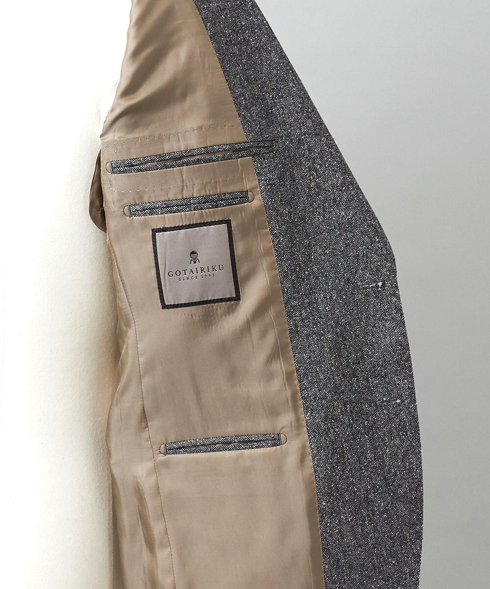 GOTAIRIKU 【MARLANE/マルラーネ】ウールシルク ホームスパン スーツ（グレー） 