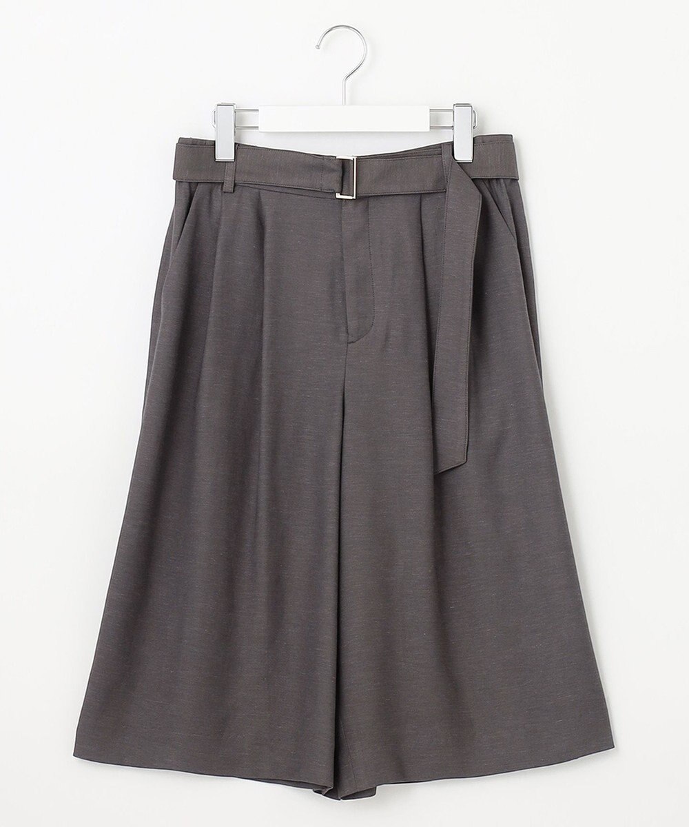 自由区 【XSサイズ～/洗える/セット可】キュプラリネンシャンタン ショートパンツ 