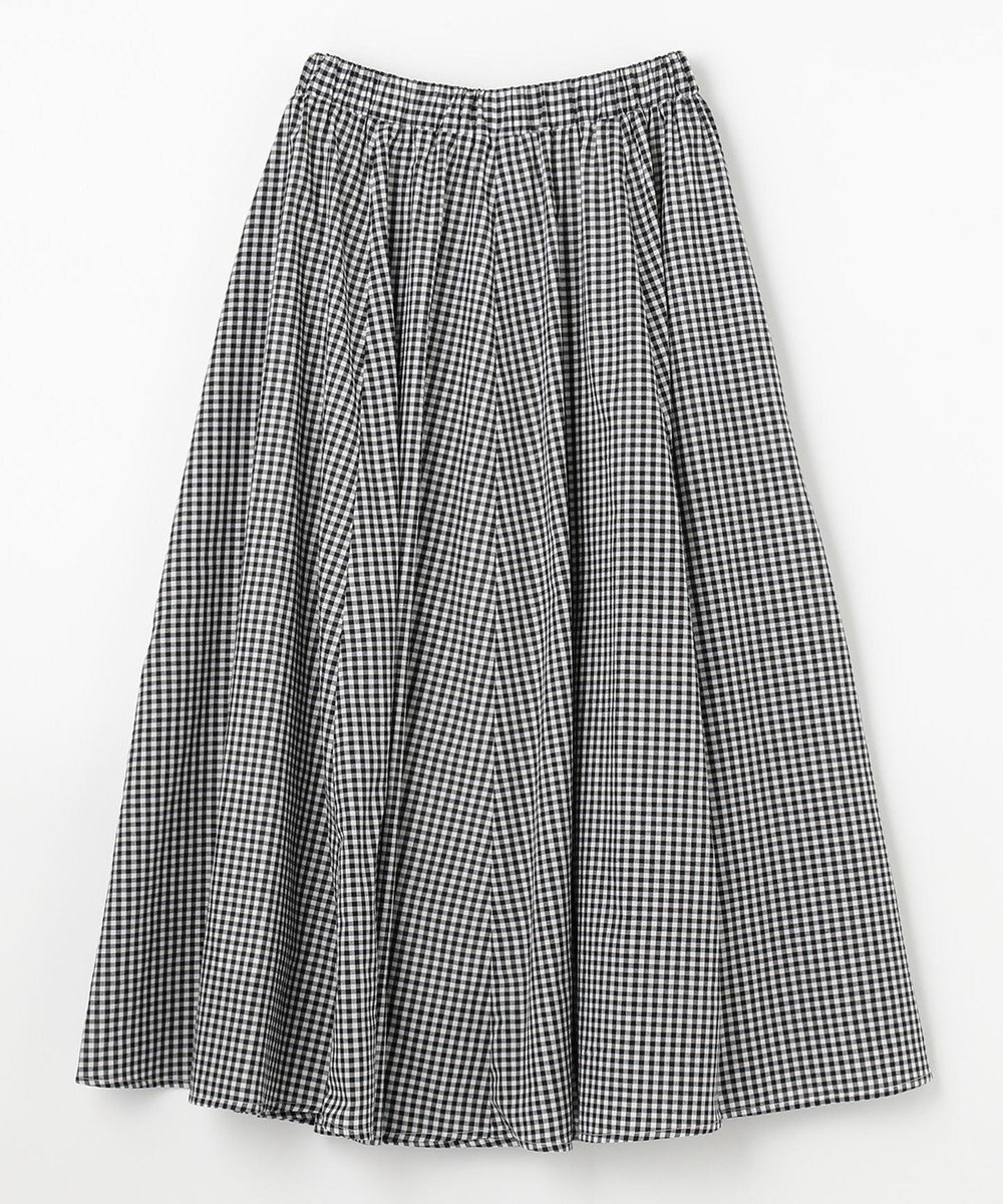 ANY 【ウエストゴム】シャンブレーライク スカート 