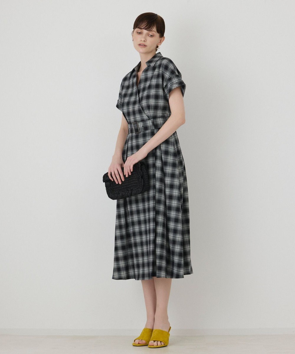 GRACE CONTINENTAL ラップフレアワンピース 