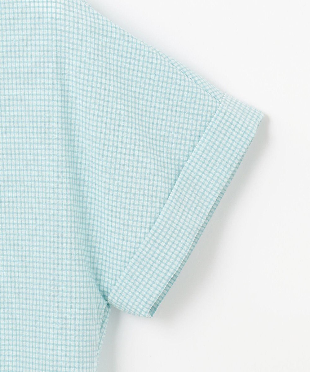 J.PRESS LADIES 【洗える】SHEER ギンガム シャツ ブラウス 