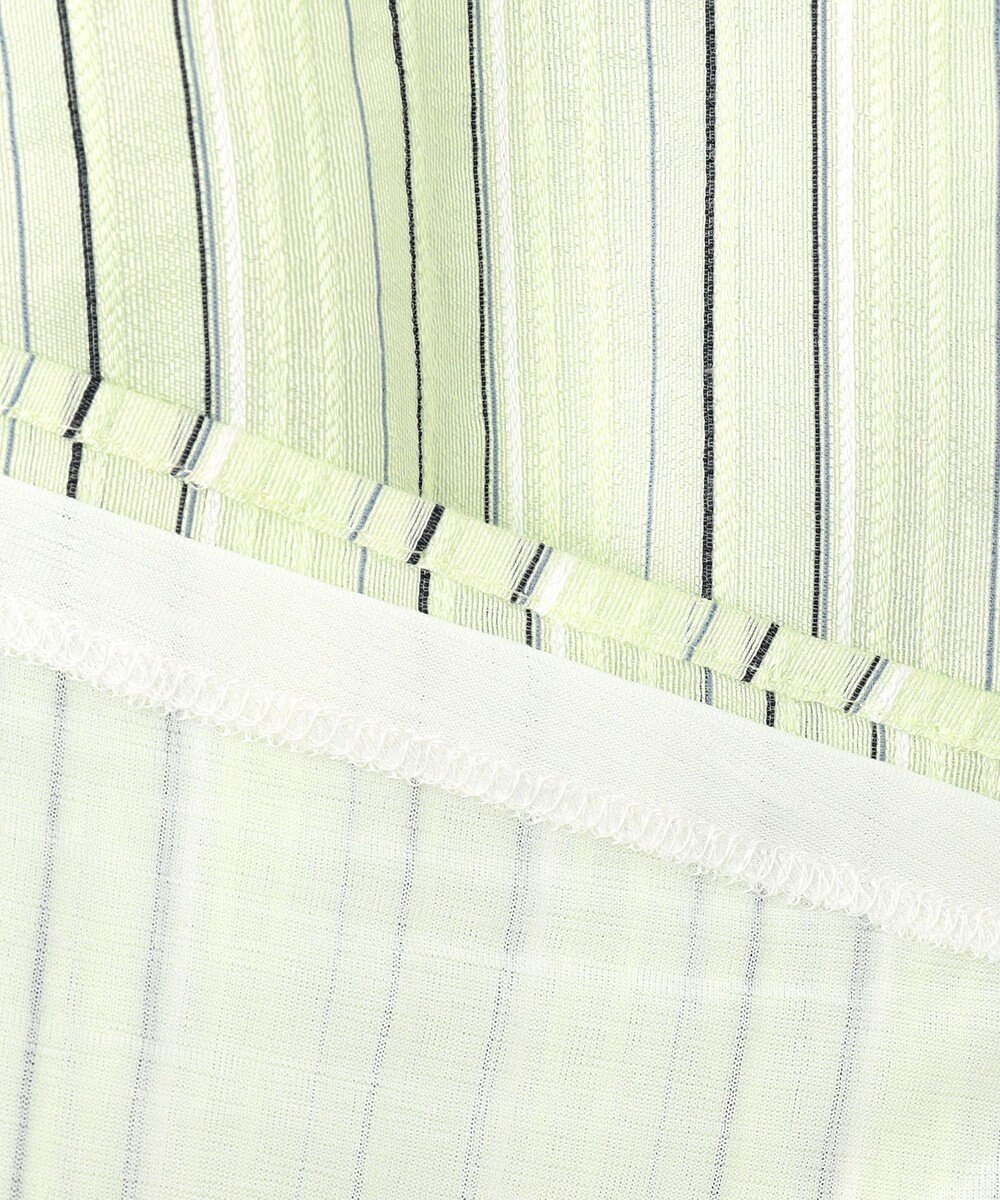 J.PRESS LADIES 【洗える】ランダムストライプ シアー プルオーバー カットソー 