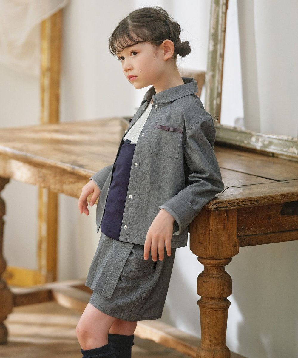 組曲 KIDS 【150-160㎝】リボンポケット ジャケット 