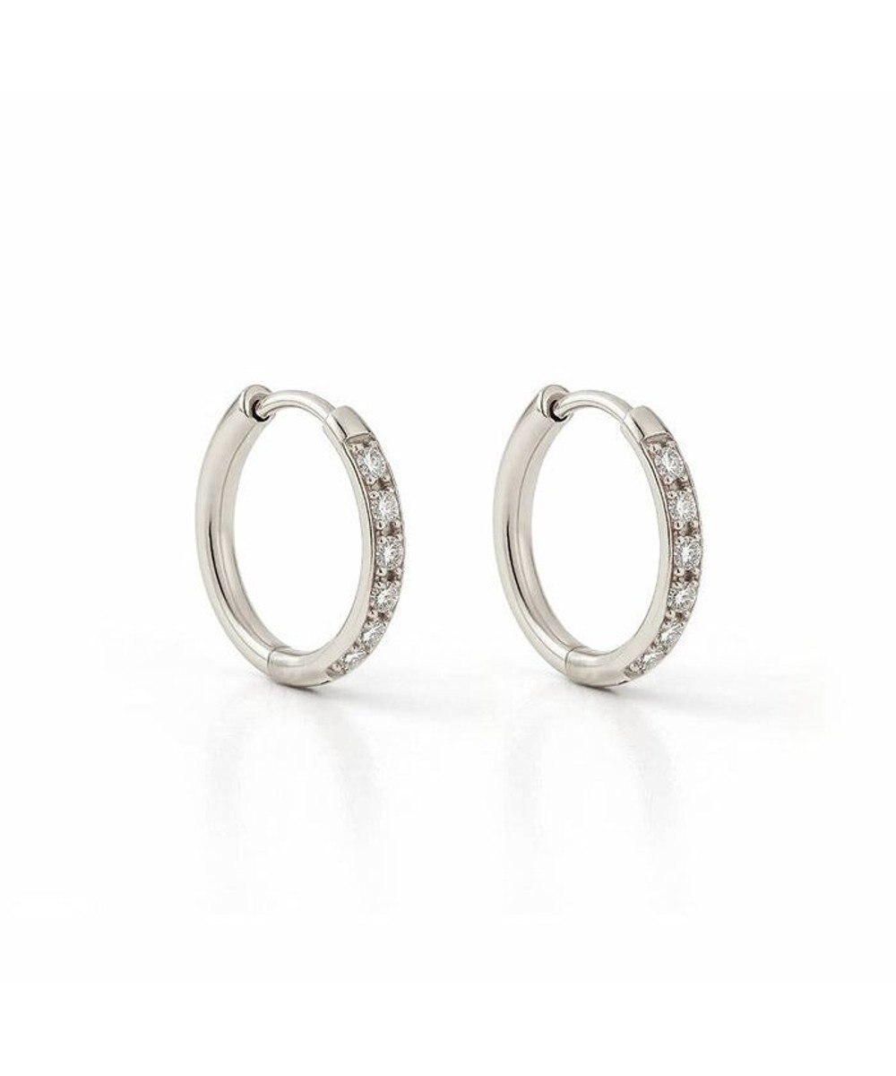 blancotokyo 【金属アレルギー対応】ジルコニアフープピアス CLARA 