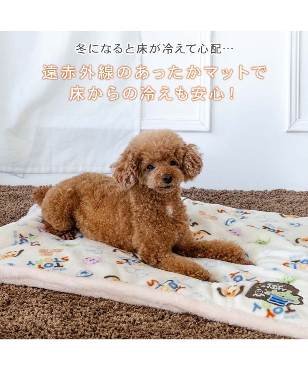 PET PARADISE ディズニー トイストーリー 遠赤外線 ボア マット 《総柄》 