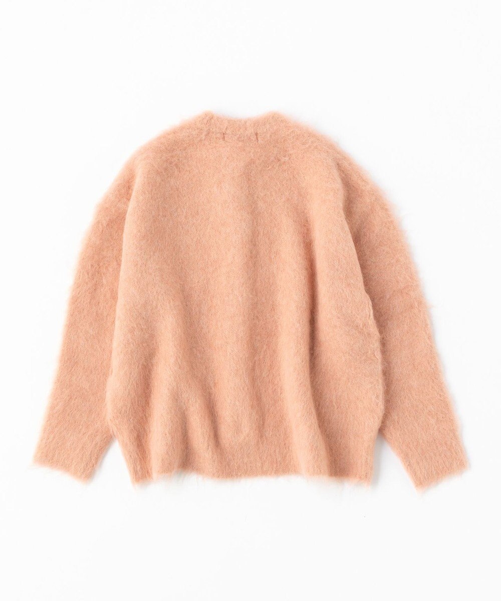 UNFILO 【洗える】アルパカシャギー カーディガン 
