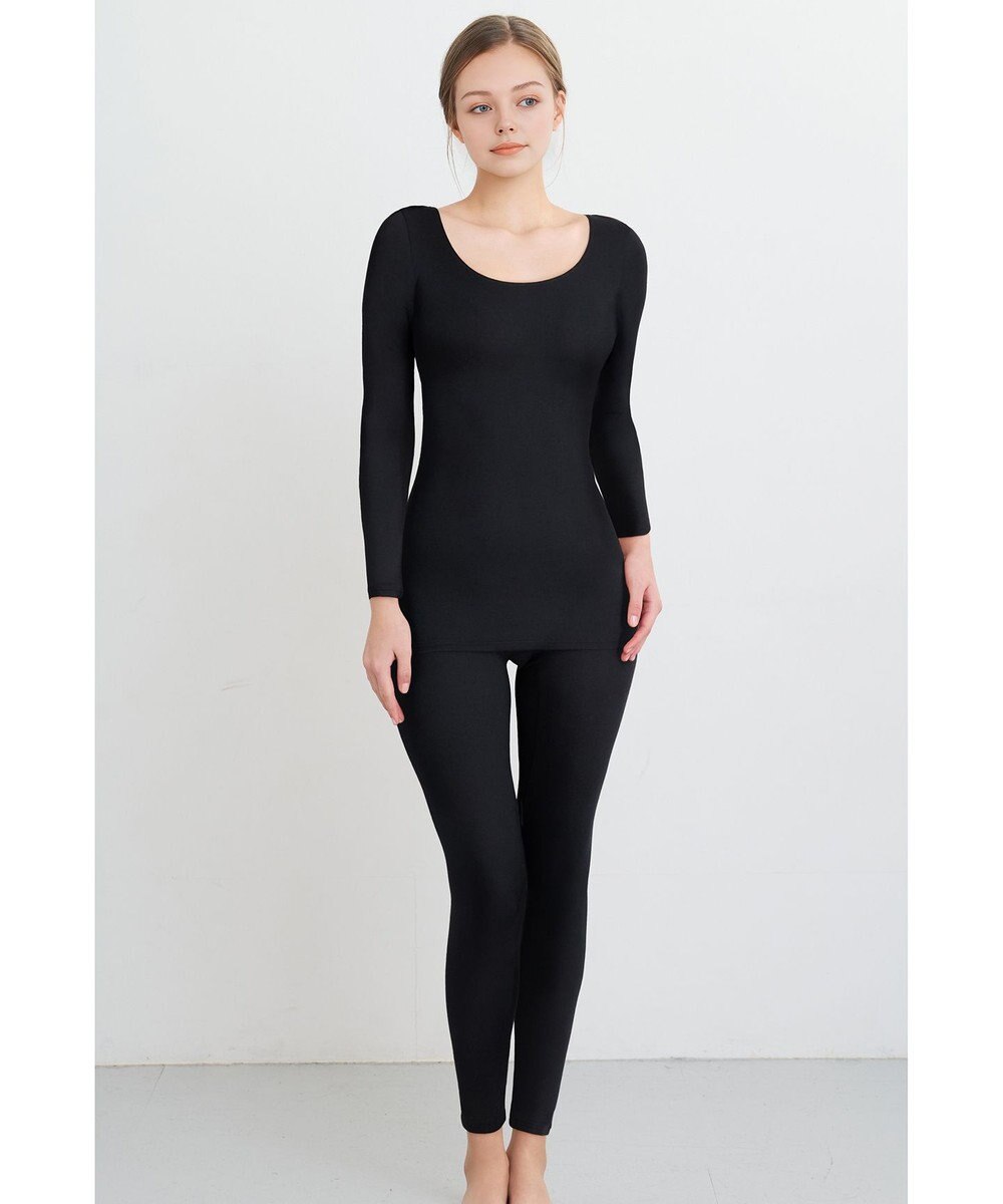 WACOAL あったかインナー 【ふんわりあったか】 8分袖 長袖 天綿オーガニックを使用 あたたかい ムレにくい しなやかでやわらかい 3Lまで対応 大きいサイズ レディース CLD310 /ワコール 