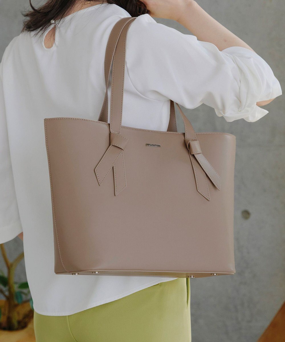 Tiaclasse 【安田美沙子さん　小倉優子さん着用】リボンデザイン通勤バッグ 