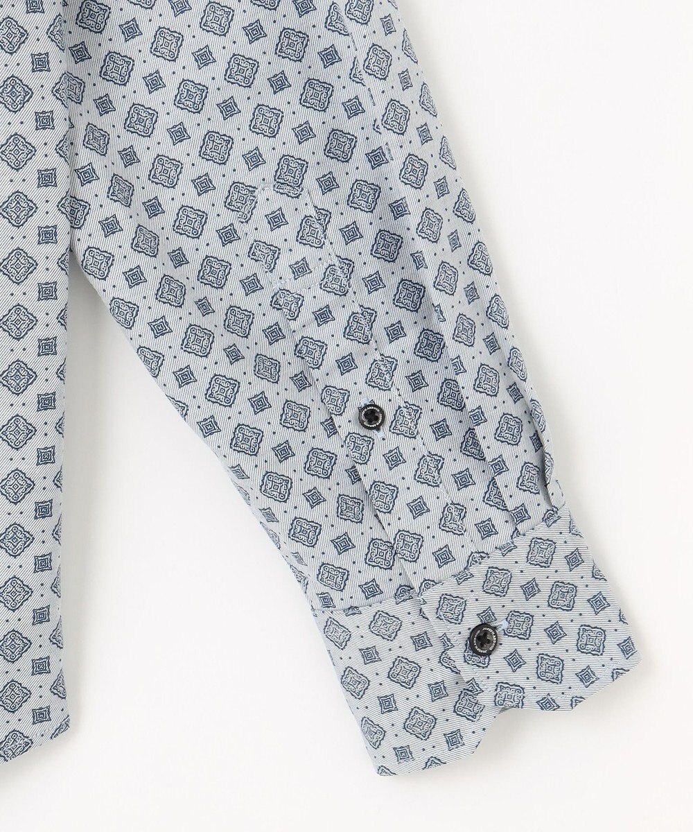 JOSEPH ABBOUD 【キングサイズ・柔らか】ファインパターンプリント シャツ 