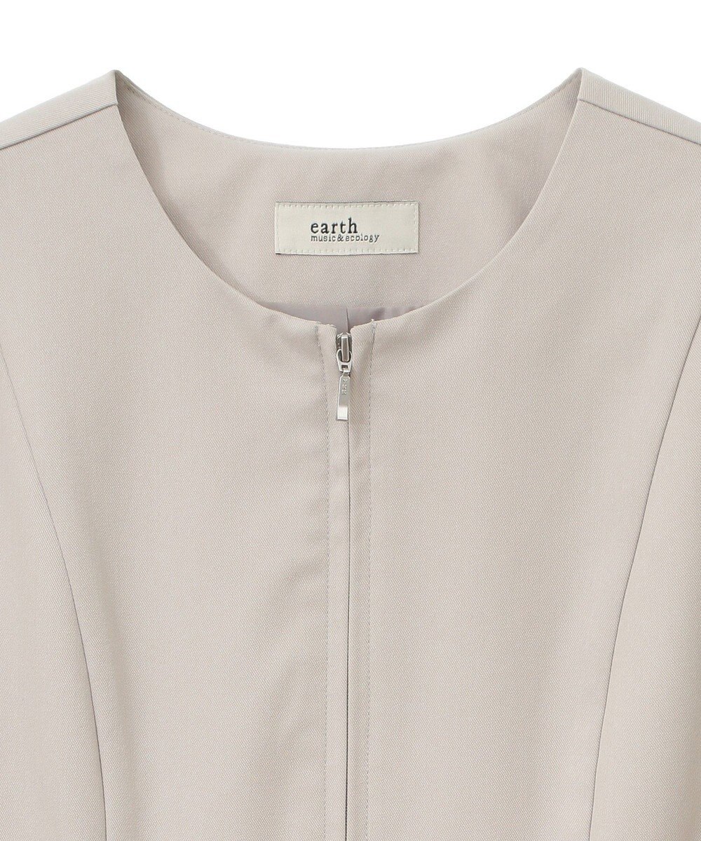 earth music&ecology ペプラムジップジレ 