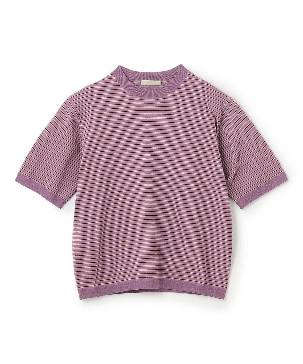 UNFILO MENS FINE MOVE クルーネック ニット [24年春夏商品] 