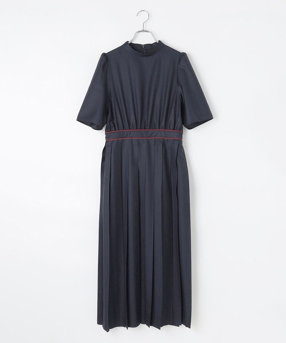 #Newans 〈花乃まりあさんコラボ〉ワイドプリーツワンピース 