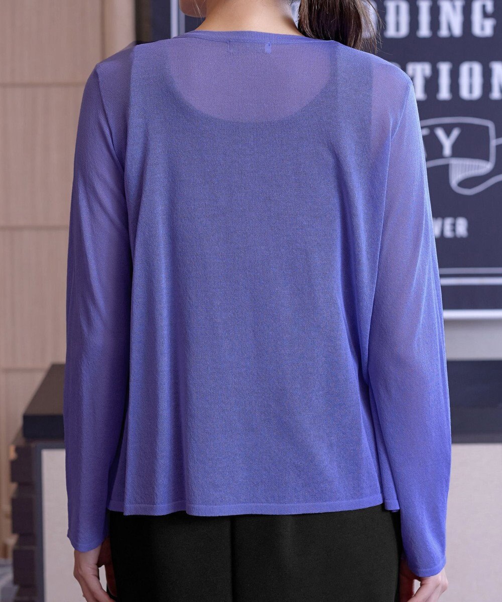 Tiaclasse L 【洗える】ドレープカーディガン 