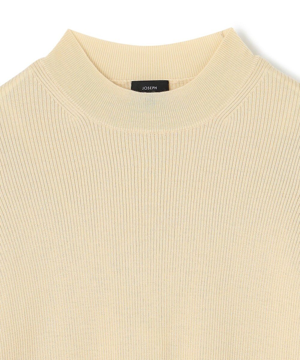 JOSEPH 【洗える】ウールリブ　ラウンドネックニット 