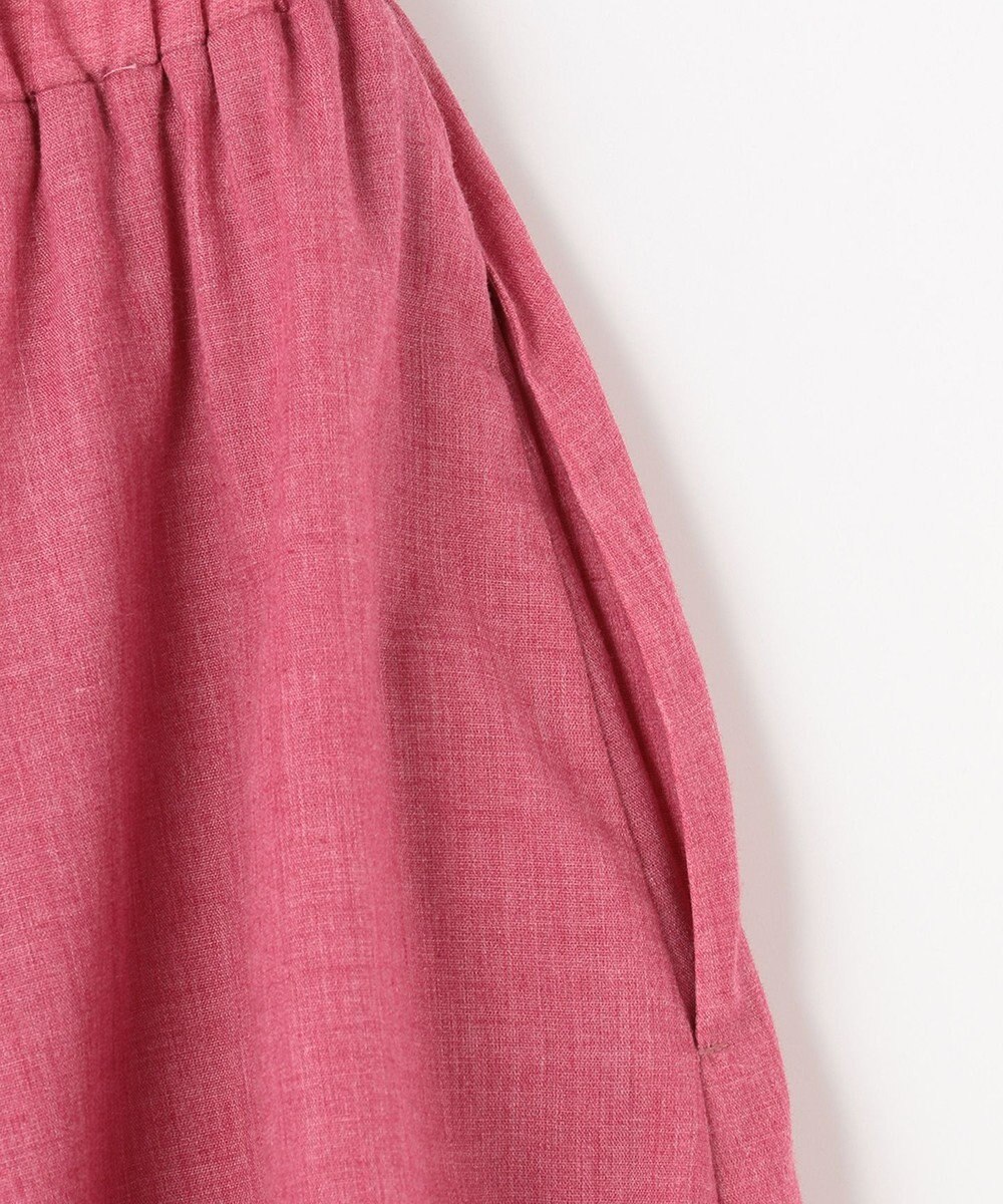 ANY 【ウエストゴム】シャンブレーライク スカート 